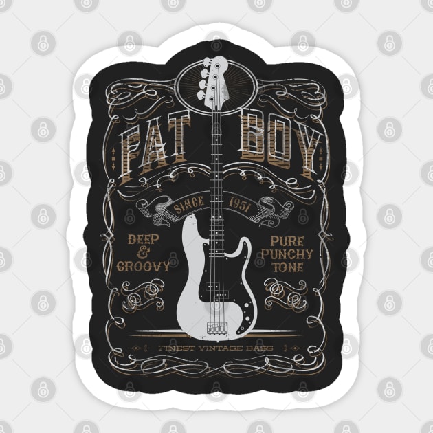 Fat Boy Precision Sticker by mrspaceman